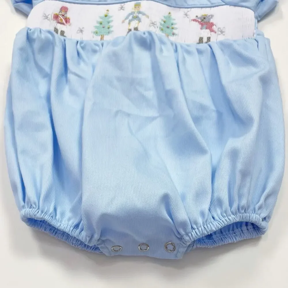 Lulu Bebe Nutcracker Smocked Bubble